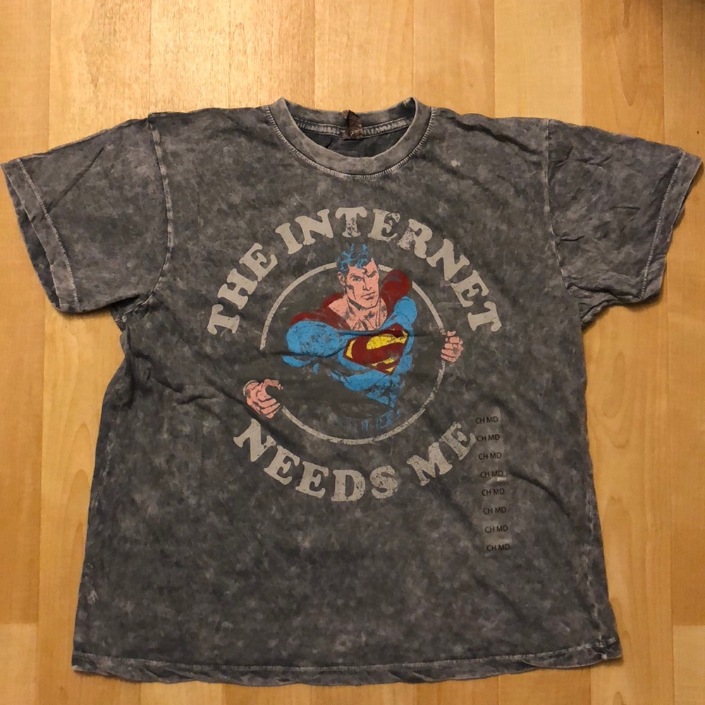 NWT Superman Short Sleeve T-Shirt